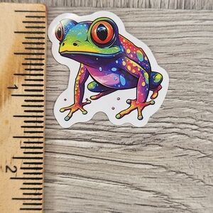 10/$10 Stickers Psychedelic Frogs Frog Sticker